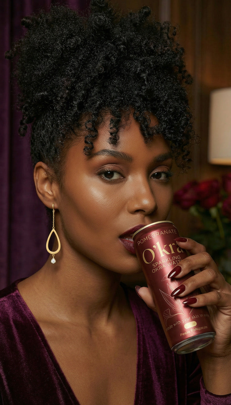 PRE-ORDER: Pomegranate O'kra- Sparkling Okra Water