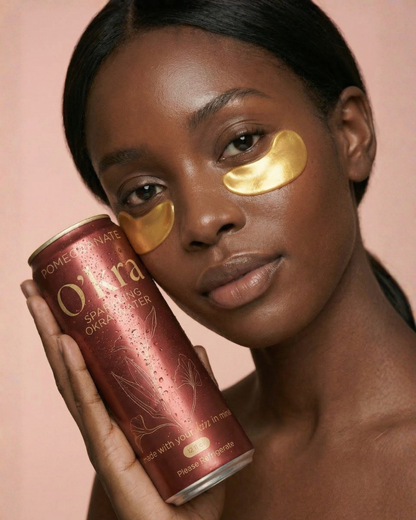 PRE- ORDER: O’kra – Sparkling Okra Water (Pomegranate) | Hydration & Skin Health