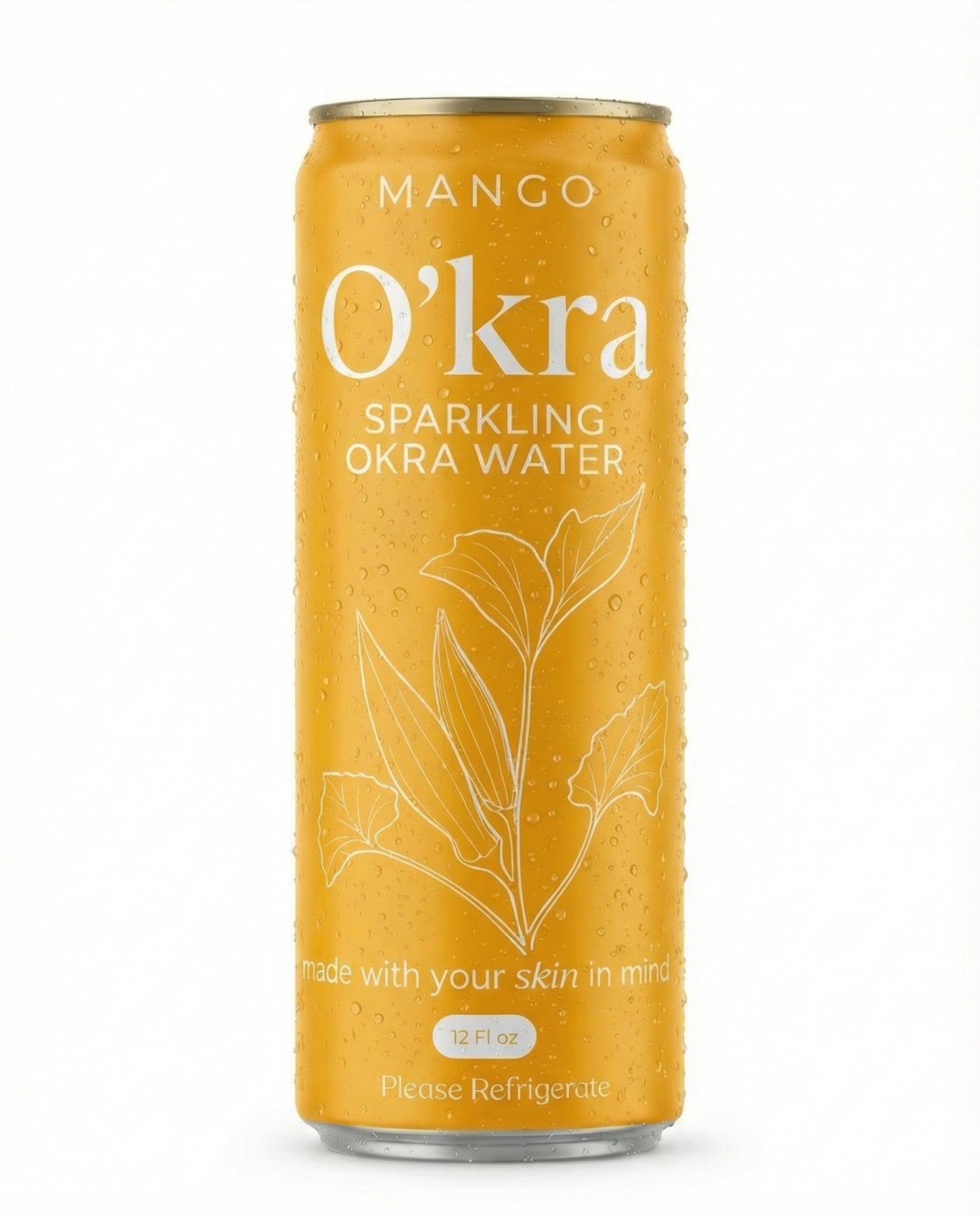 PRE-ORDER: O’kra – Sparkling Okra Water (Mango) | Hydration & Skin Health