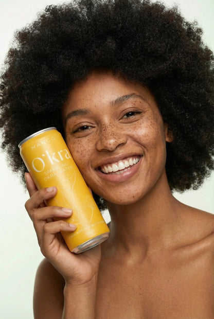 PRE-ORDER: O’kra – Sparkling Okra Water (Mango) | Hydration & Skin Health